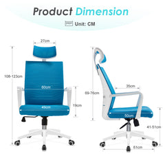 Ergonomic High Back Mesh Office Chair Modern Comfort & Support