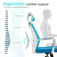 Ergonomic High Back Mesh Office Chair Modern Comfort & Support