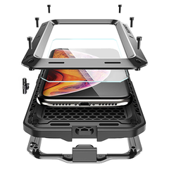 iPhone X Dropproof Shockproof Rugged Metal Case Cover