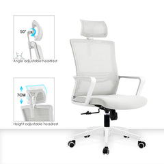 Modern Ergonomic Office Desk Chair with Mesh Back Support