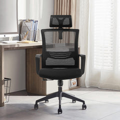 Modern Ergonomic Office Desk Chair with Mesh Back Support