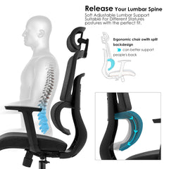Comfortpro Ergonomic Office Chair With lumbar Support