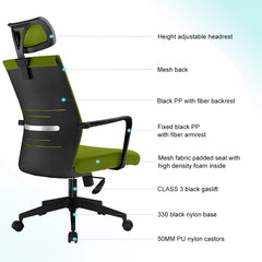 Ergonomic High Back Mesh Office Chair Modern Comfort & Support