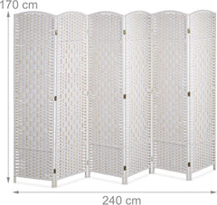 Folding Room Divider Screen – 6 Panels for Home or Office
