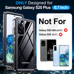 Samsung Galaxy S20 Plus Waterproof & Shockproof Case – Rugged Full Body Protection