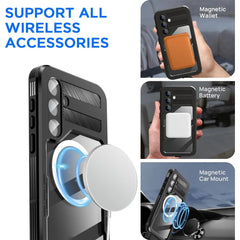 Samsung Galaxy S26 Waterproof IP68 Built-in Screen & Lens Protector Case