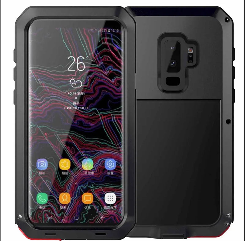 Samsung Galaxy S9 Shockproof Metal Phone Case Cover