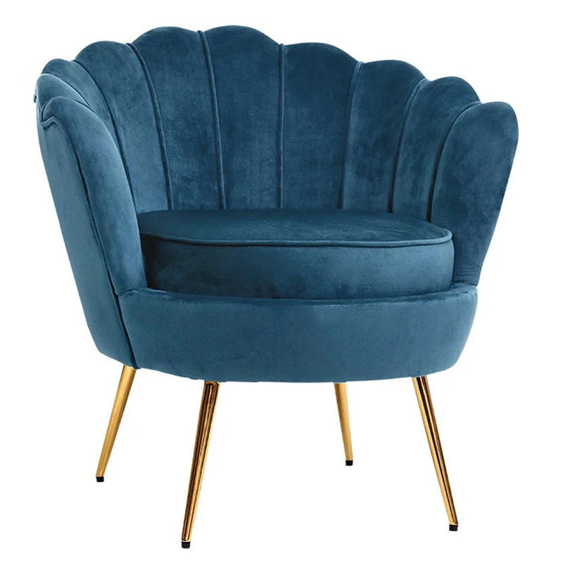 Luxury Velvet Sofa Chair Living Room Designer Chair