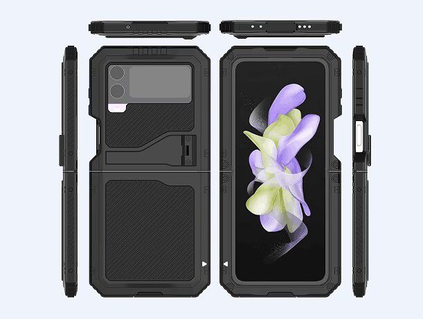 Samsung Galaxy Z flip 5 Shockproof Rugged Case +  Snap Deal.