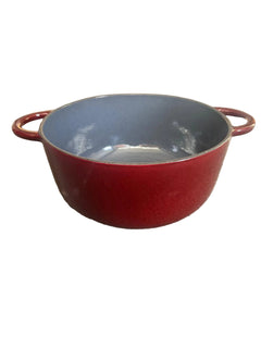 Enameled Cast Iron Casserole Pot 28cm – Non-Stick Deep Cooking Pot with Lid