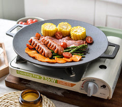 Cast Iron Tawa BBQ Grill Pizza Pan For Induction Electric and Gas Stove