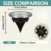 4 Pack Solar Garden Lights Outdoor Waterproof White LED Pathway Lights