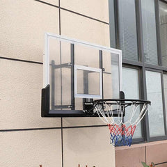 Professional Tempered Glass Basketball Backboard Wall Mounted Basketball Hoop
