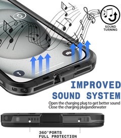 iPhone 15 Plus Waterproof Shockproof Case
