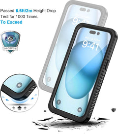 iPhone 15 Waterproof Shockproof Case Megasafe