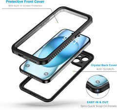 iPhone 15 Waterproof Shockproof Case Megasafe
