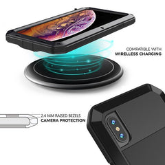 iPhone X Dropproof Shockproof Rugged Metal Case Cover