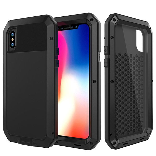 iPhone X Dropproof Shockproof Rugged Metal Case Cover