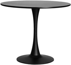 Celeste Black Round Cafe Table