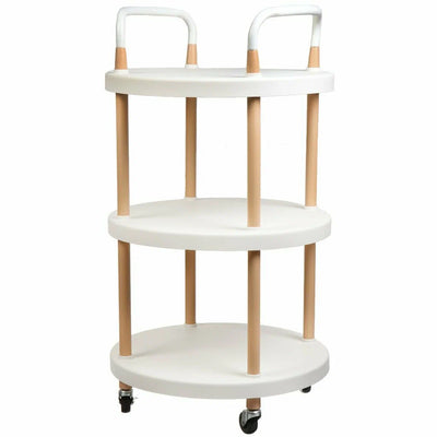 3-Tier Utility Rolling storage trolley with Wheels