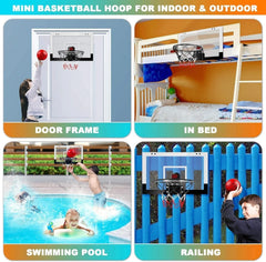 Indoor Basketball Hoop Mini Hoop With Electronic Scoreboard