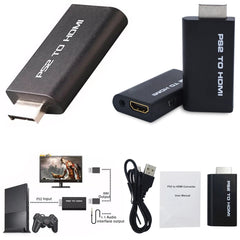 PS2 to HDMI Converter AV Adapter with USB Power Cable
