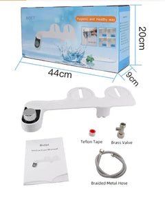 Water Bidet Dual Nozzle Self Cleaning Toilet Sprayer +  Snap Deal.