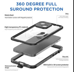 iPhone 14 Plus Waterproof Shockproof Case with Megasafe +  Snap Deal.
