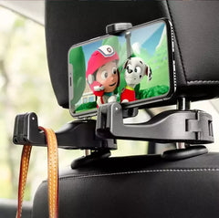 Car Headrest Adjustable Phone Holder Mobile Phone Mount +  Snap Deal.