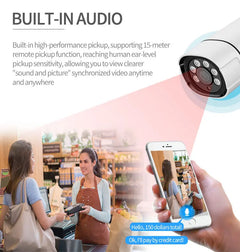 4K POE CCTV Security Camera Bullet Camera +  Snap Deal.
