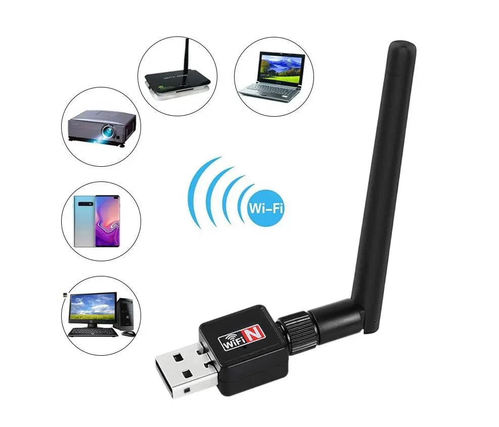 Wireless Usb Adapter Mini USB Wireless Adaptor 150Mbps WIFI receiver + Snap Deal.