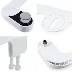Water Bidet Dual Nozzle Self Cleaning Toilet Sprayer +  Snap Deal.