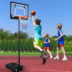 Basketball Hoop Stand Ring Portable 2.1 M Height Adjustable +  Snap Deal.