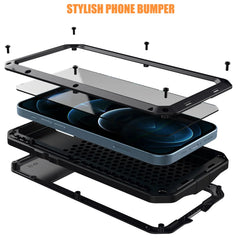 iPhone 12 Metal Shockproof Case +  Snap Deal.