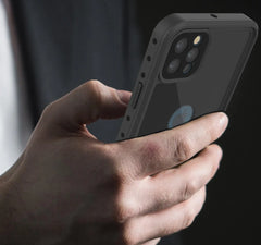 iPhone 12 Waterproof Dustproof Shockproof Case +  Snap Deal.