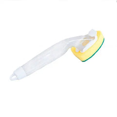 Kitchen Dispenser Sponge brush - 1 Handle+5 Sponge +  Snap Deal.