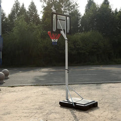 Adjustable Portable Basketball System Basketball Hoop 2.6 M Promo +  Snap Deal.