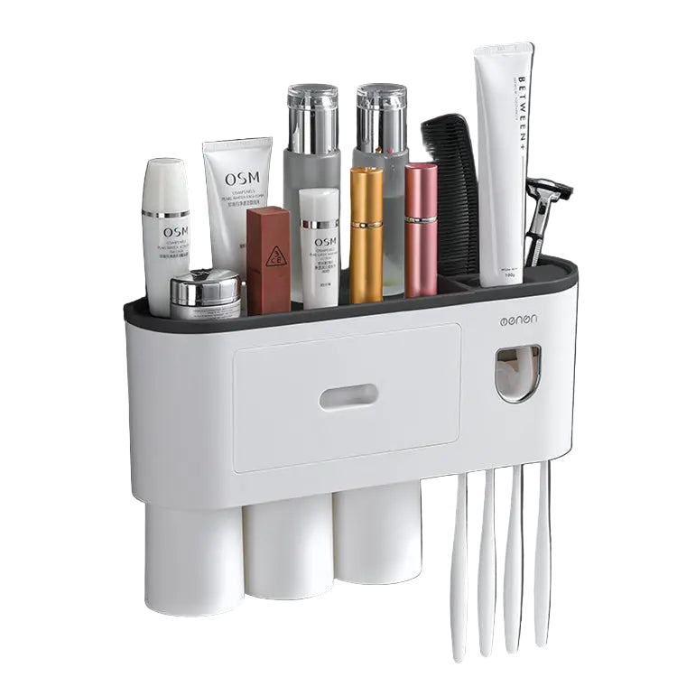 Toothpaste Dispenser and Tootbrush Holder Organisor Promo +  Snap Deal.