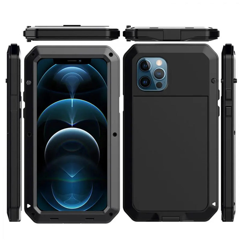 iPhone 12 Metal Shockproof Case +  Snap Deal.