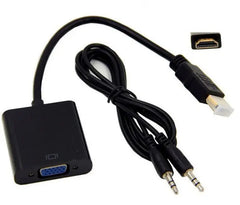 HDMI to VGA Adapter +  Snap Deal.
