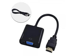 HDMI to VGA Adapter +  Snap Deal.