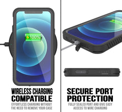 iPhone 12 Waterproof Dustproof Shockproof Case +  Snap Deal.